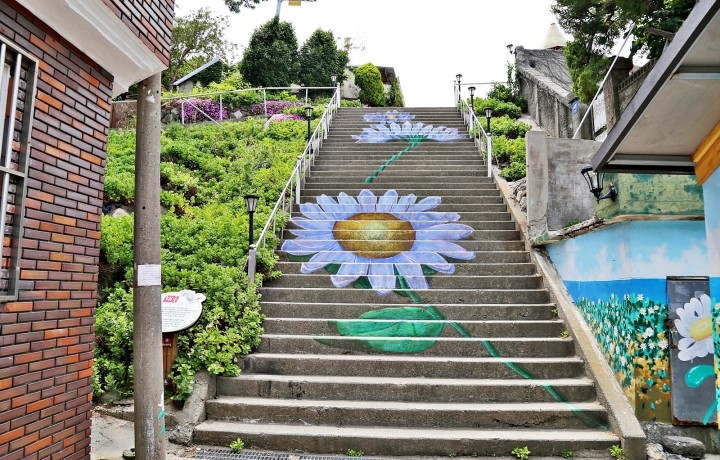 벽화 그림이 가득한 골목길 "감포해국길 " 걷다