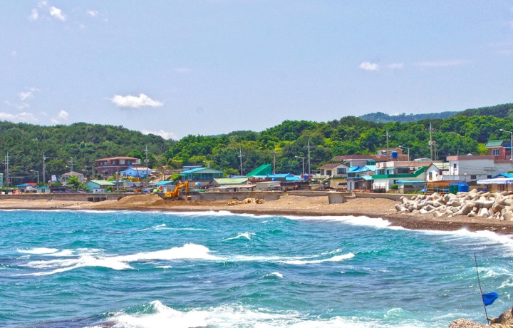 파도소리를 듣으며 걸을수 있는 거마장 마을